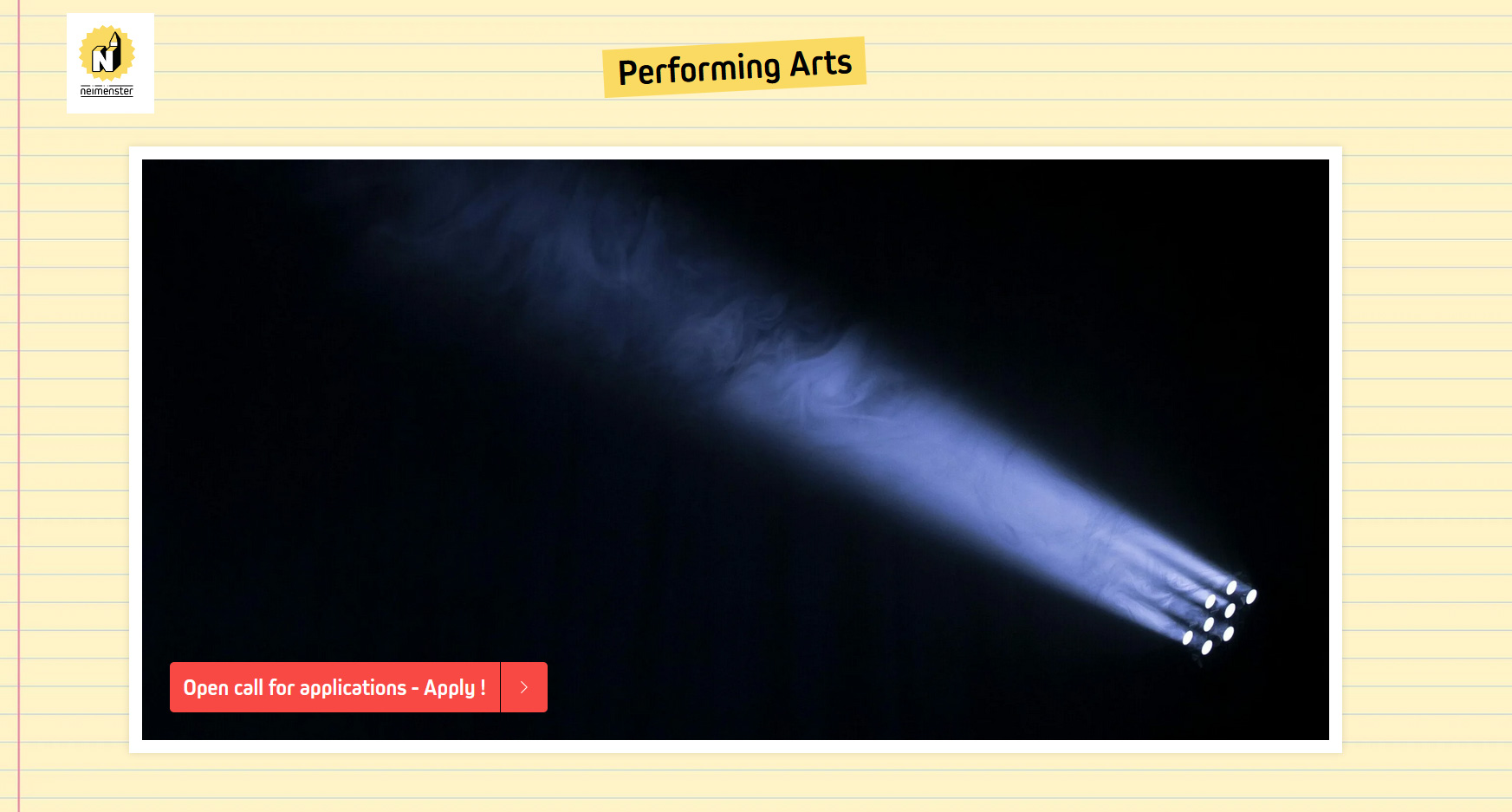 Performing Arts residencies