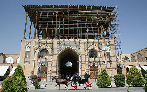 پایان مرمت و استحکام بخشی عمارت عالیقاپو پس از 12 سال