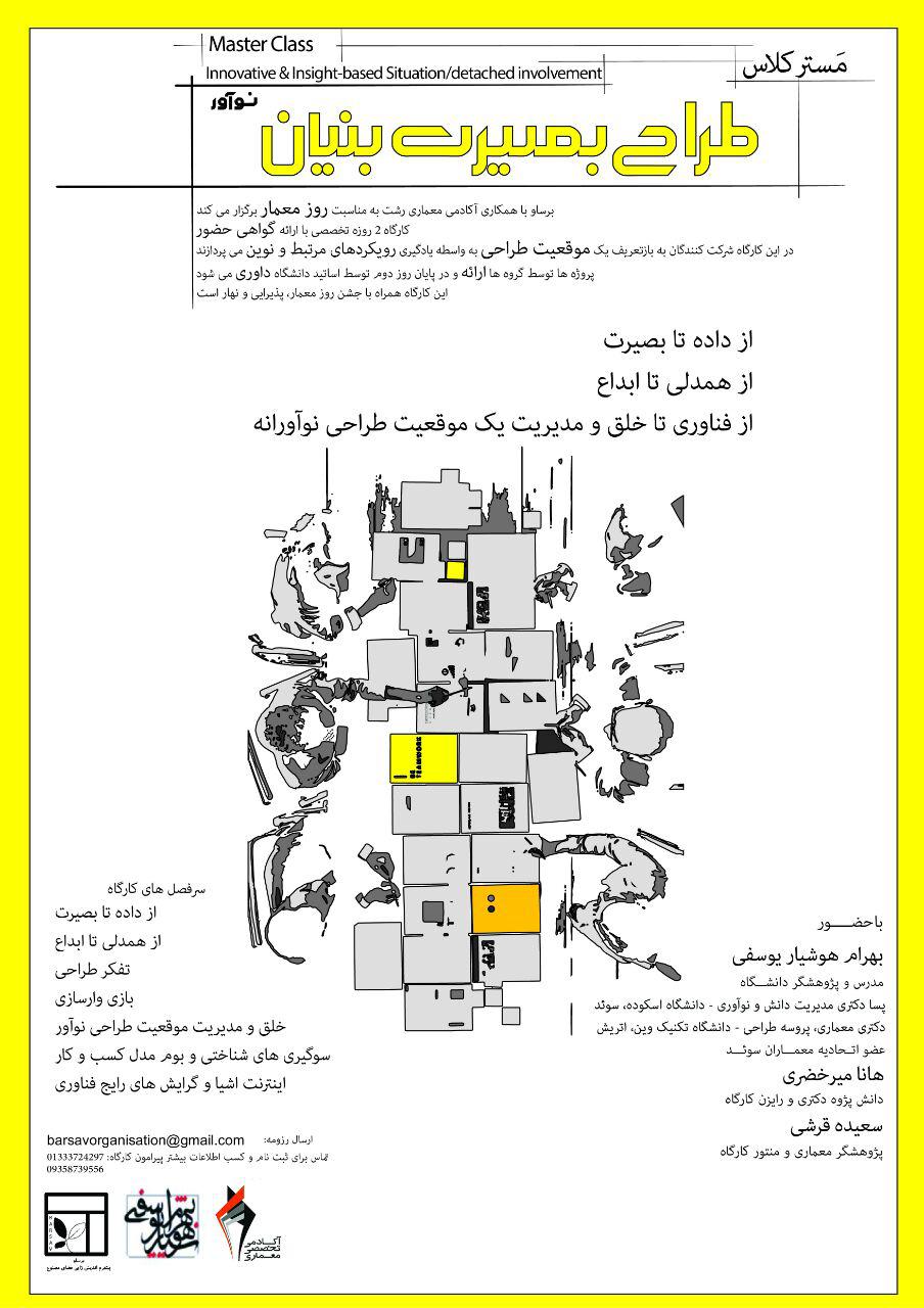 برگزاری کارگاه "خلق و مدیریت یک موقعیت طراحی نوآورانه" در رشت