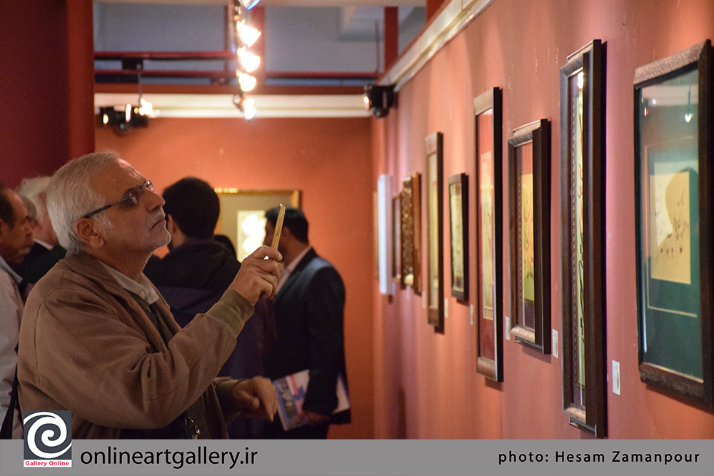 گزارش تصویری نمایشگاه گروهی خوشنویسی «نقش نیستان» در صبا (بخش دوم)