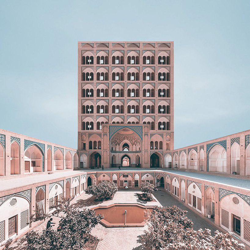 mohammad hassan forouzanfar rethinks iranian monuments as dreamy high-rises